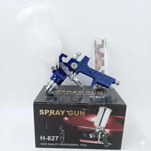 H-827 HVLP Professional Gravity Feed Paint Spray Gun - 600ml.