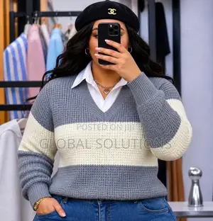 Women's Color-Block Knitted Sweater