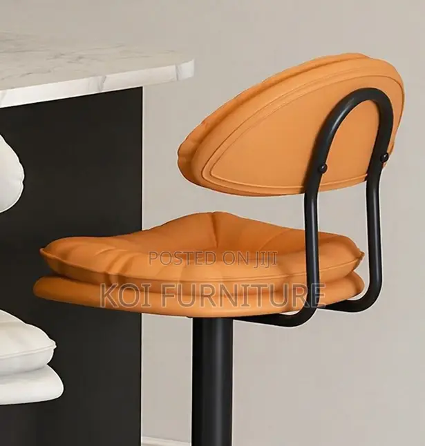 Barstools; Home Kitcen Side Swivel Leather Barstool