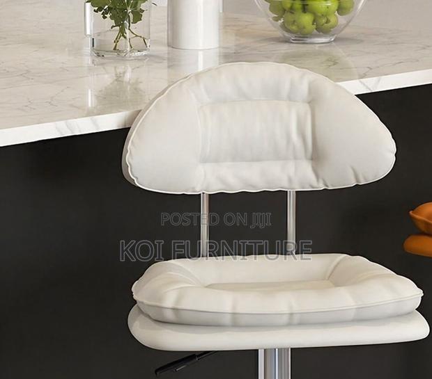 Barstools; Home Kitcen Side Swivel Leather Barstool - thumbnail 3