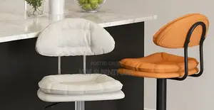 Barstools; Home Kitcen Side Swivel Leather Barstool
