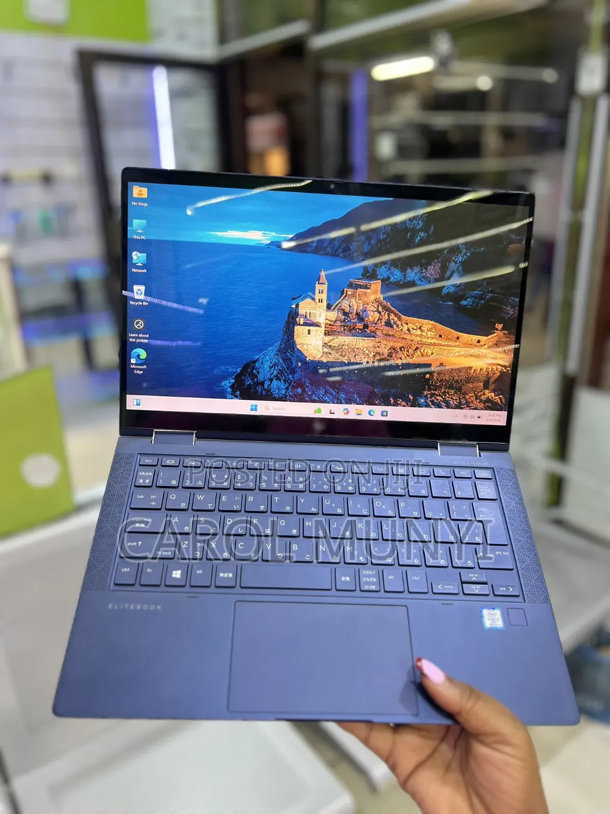 New Laptop HP Elite Dragonfly x360 8th Gen 16GB Intel Core i5 SSD 256GB