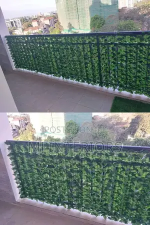 Dark Green Artificial Green Fence Roll Home Garden Privacy Screen