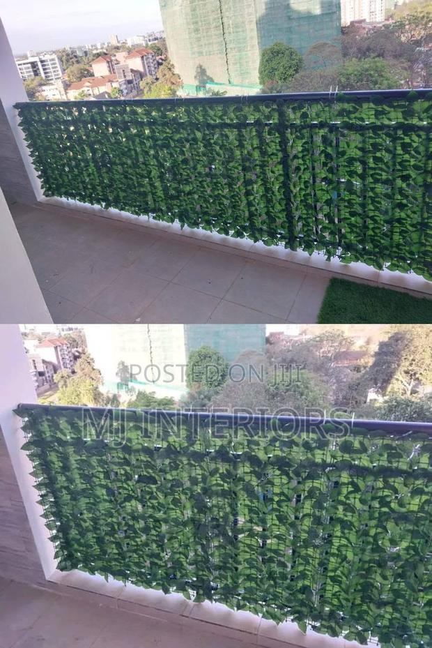 Dark Green Artificial Green Fence Roll Home Garden Privacy Screen