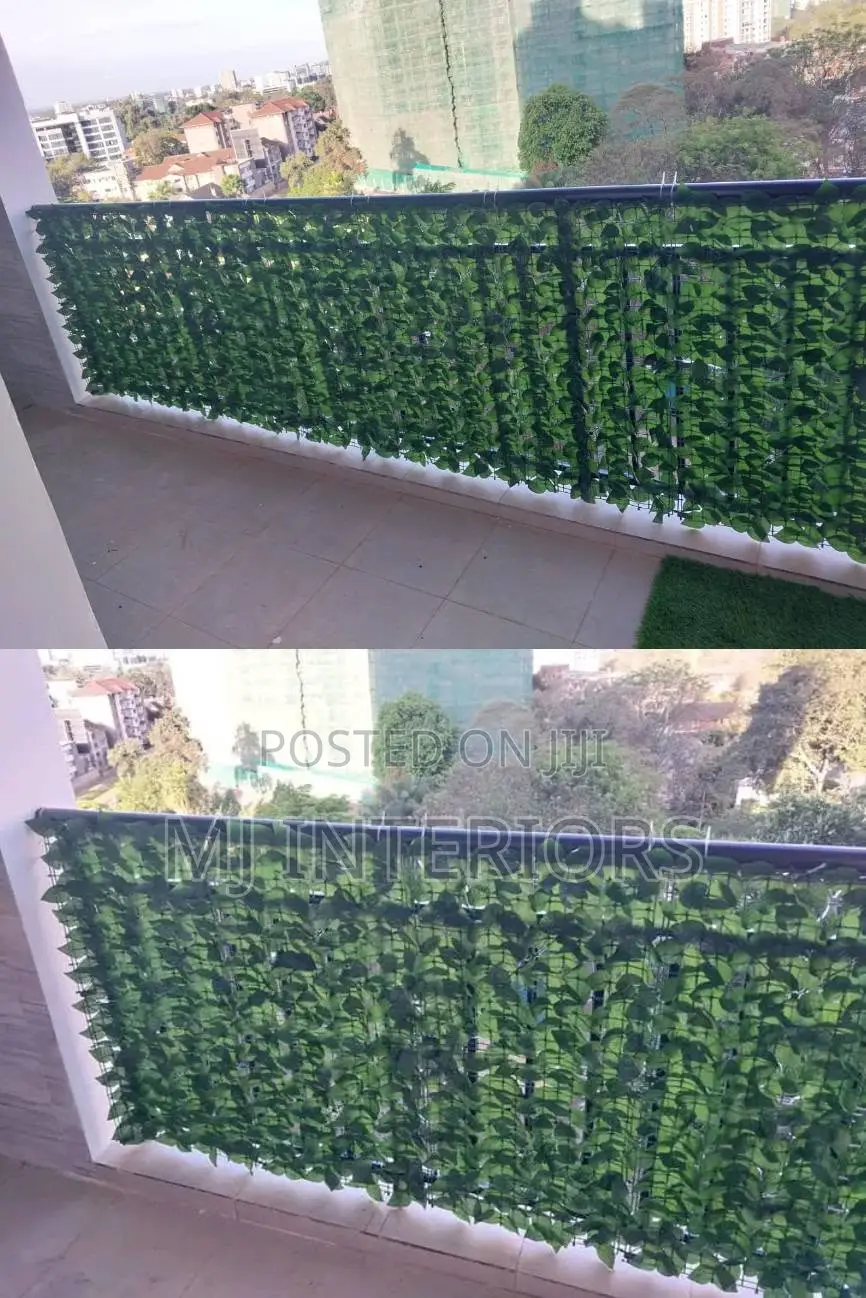 Dark Green Artificial Green Fence Roll Home Garden Privacy Screen