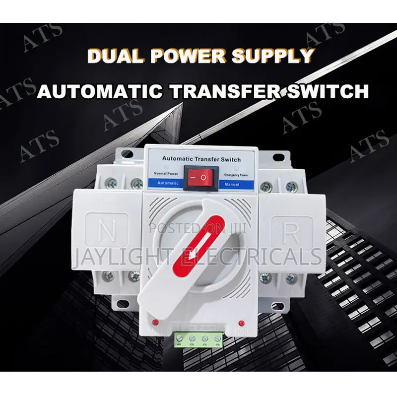 Ac 230v 2pole 63a Double Power Mini Automatic Change Over Switch