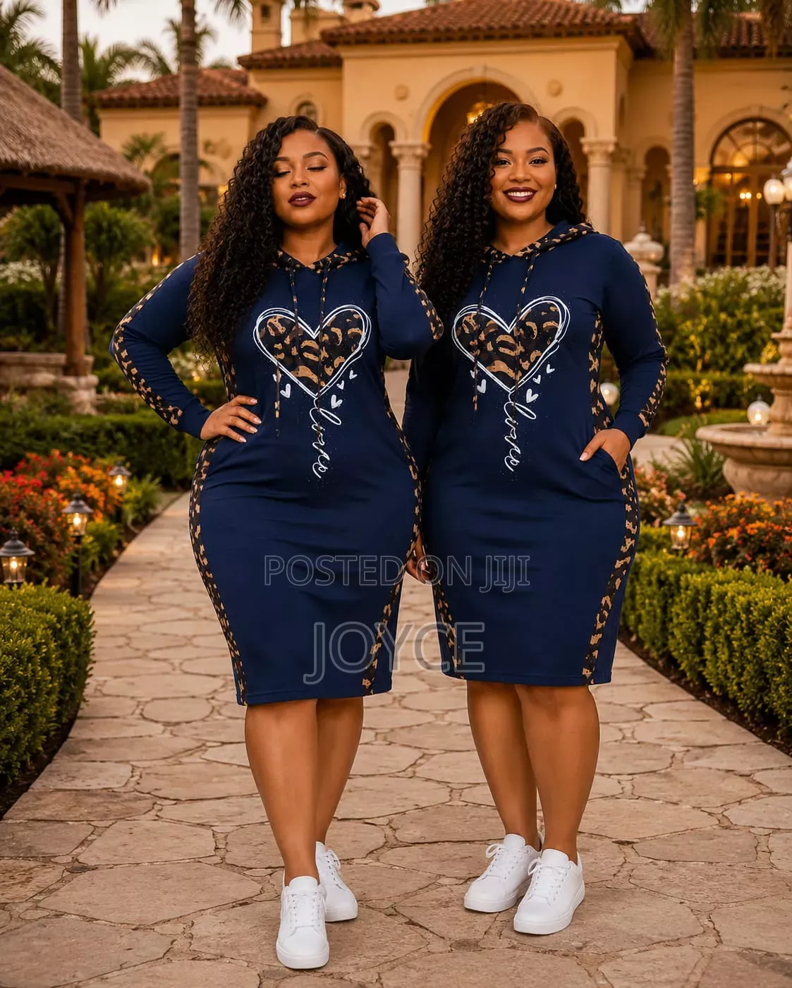 Hooded Heart Dress
