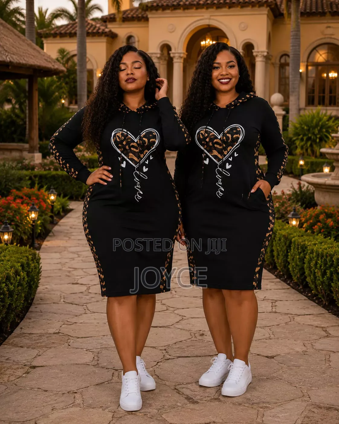 Hooded Heart Dress