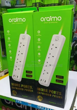 Oraimo Powerhub 2 Power Extension With Usb A And C Port 2m Cord