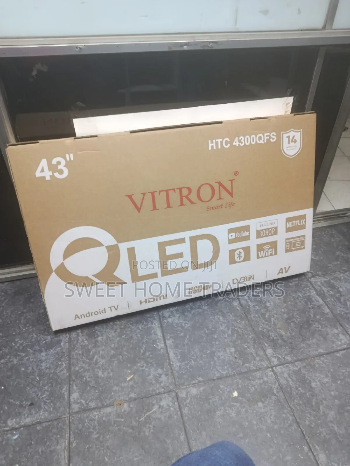 Qled Vitron Tv 43 Inch + Free Wall Mount
