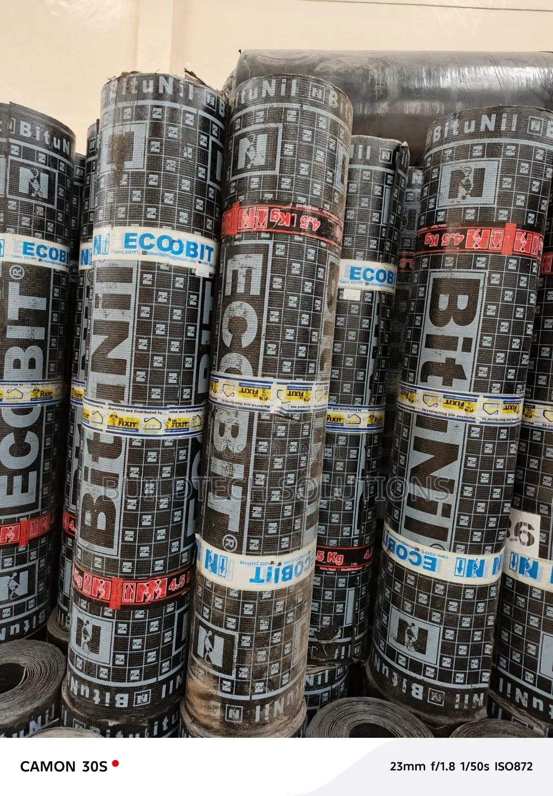 Heavy-Duty 3.5mm Ecobit Membrane for Roofs Foundations