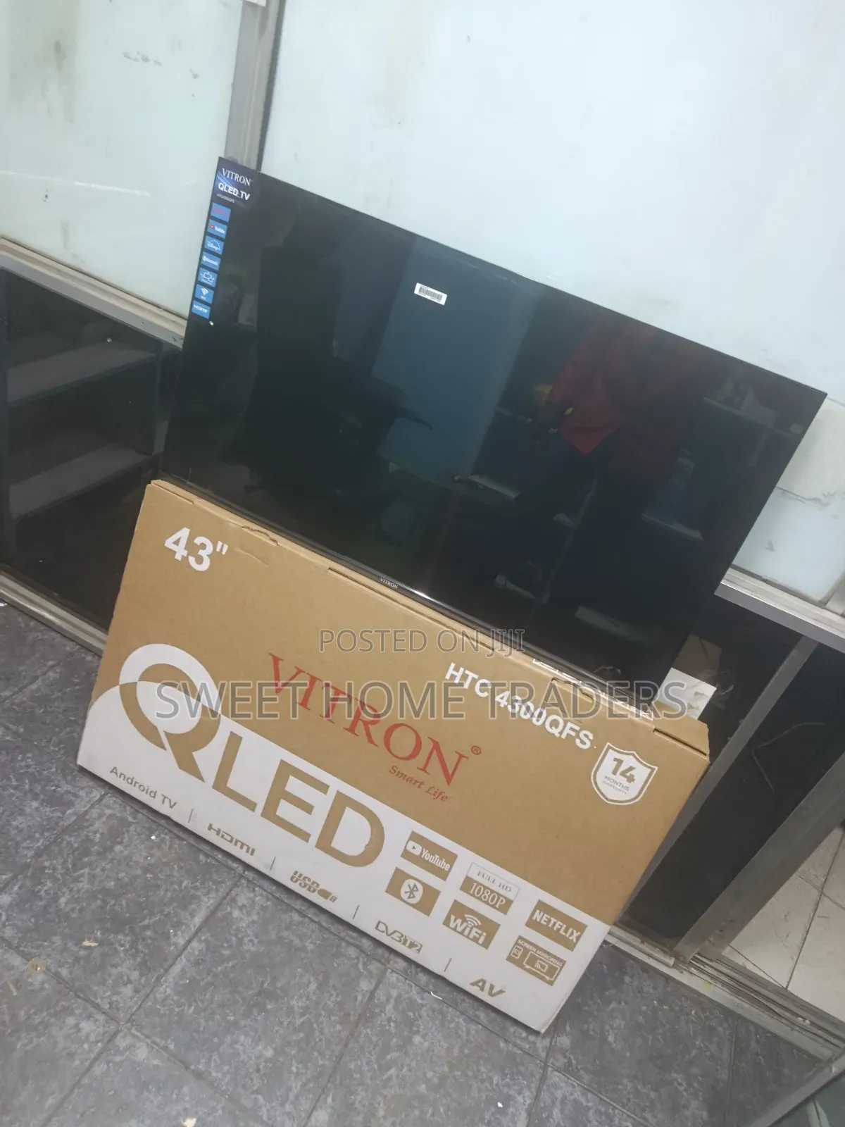 Qled Vitron Tv 43 Inch + Free Wall Mount