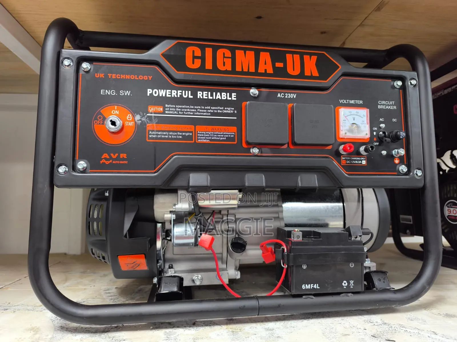 4000ae Cigma-Uk 3.75kva Gasoline Generator (Key Start)