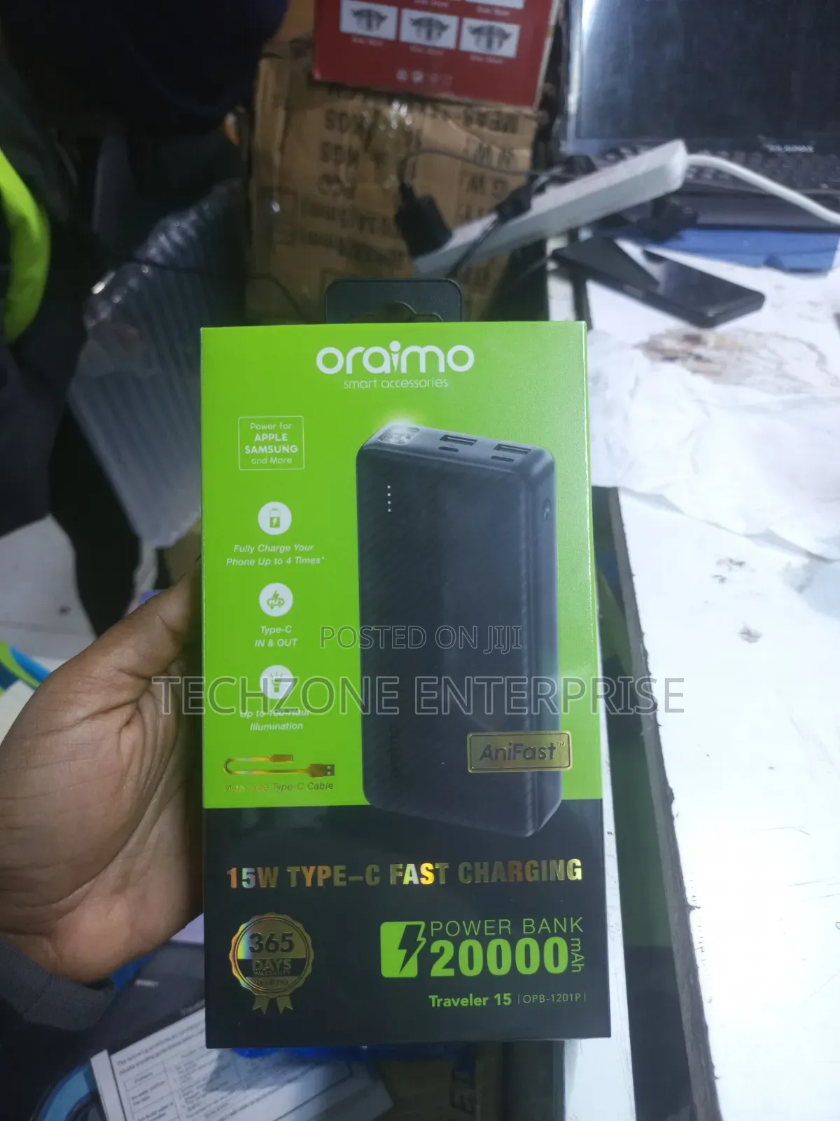 Oraimo Traveler 12 20000mah 12w Power Bank 