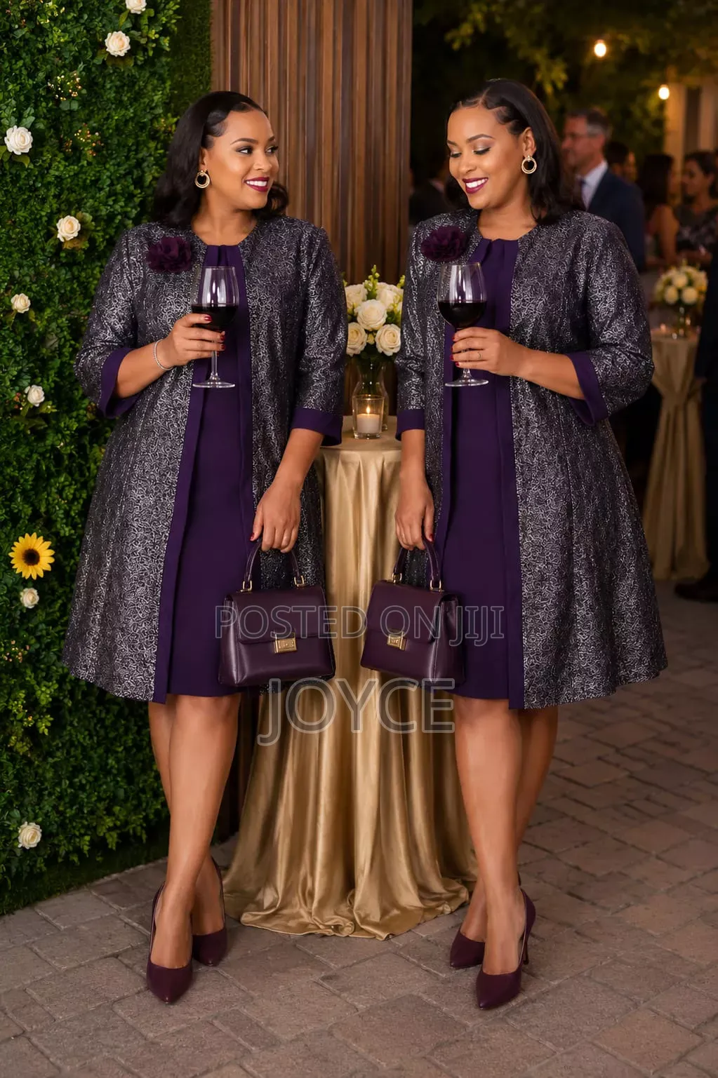 2 Pc Set Dress and Coat