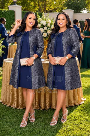 2 Pc Set Dress and Coat