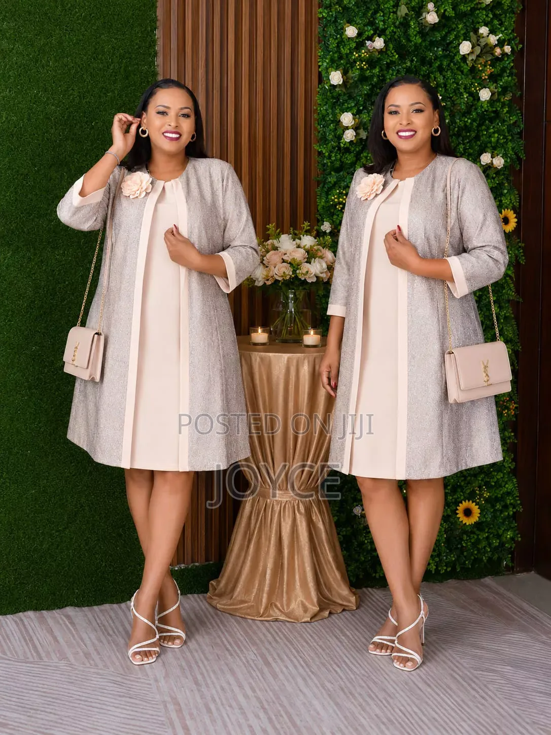 2 Pc Set Dress and Coat
