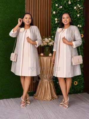 2 Pc Set Dress and Coat