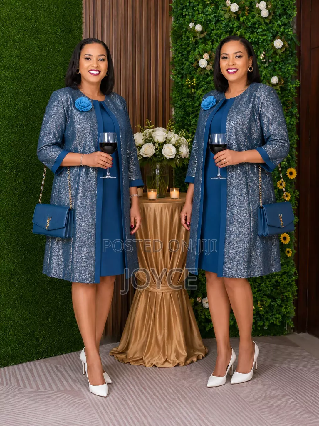 2 Pc Set Dress and Coat