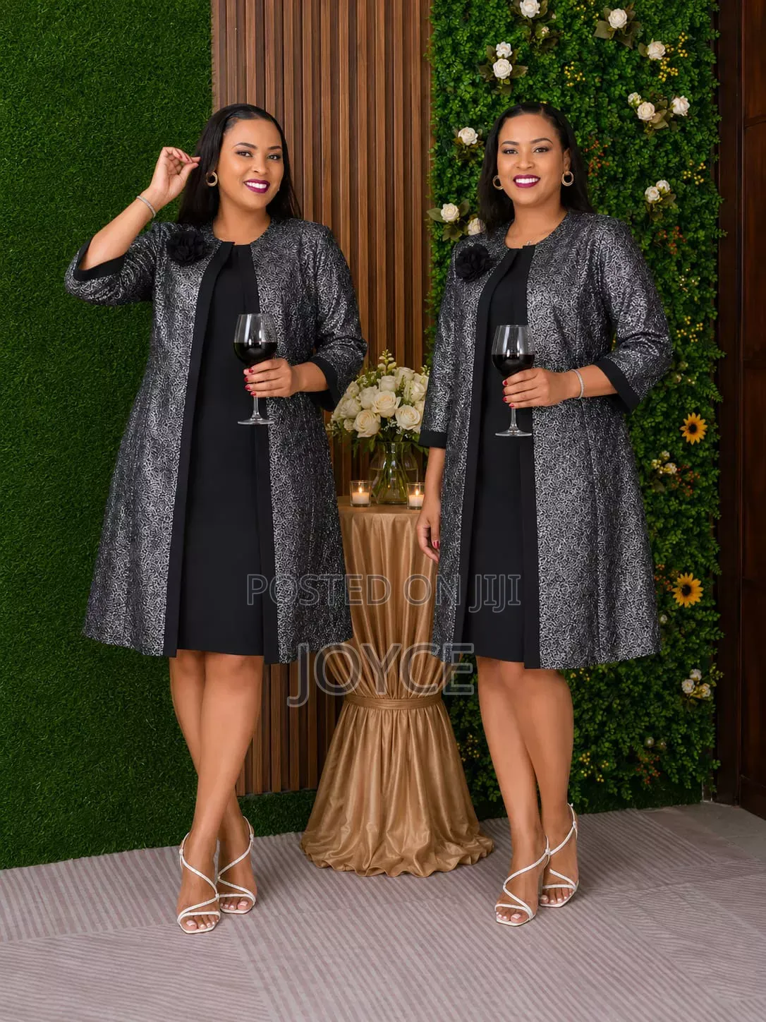 2 Pc Set Dress and Coat