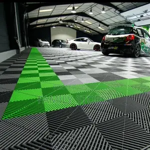 PVC Garage Floor Mat Tiles 400x400mm 6 Ton Load