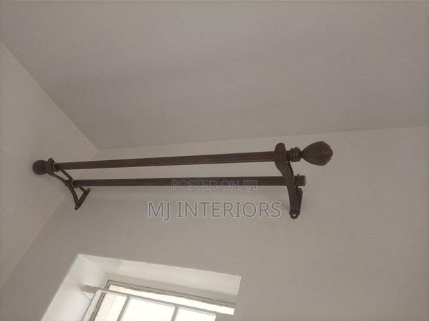 Affordable Jua Kali Window Rods With Custom Design Options