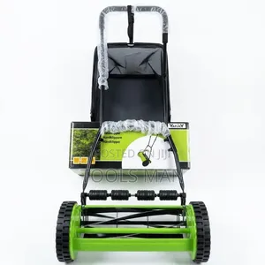 Vatoly Manual Hand Push Cylinder Lawn Mower With Grass Collector.