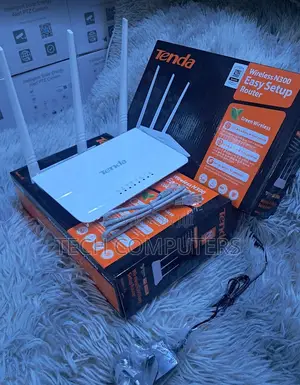 Tenda F3 Wireless N300 Wifi Router With 3 High Gain Antennas