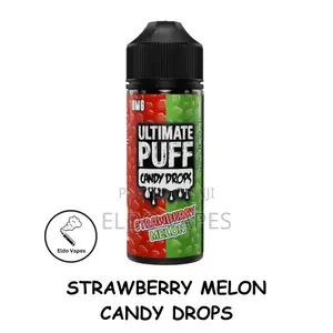 Ultimate Puff 120ml Shortfill E Liquid - Strawberry Melon Candy Drops