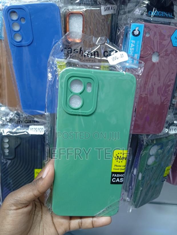 Vivo Y01 or Y15s Mint Green Silicone Phone Case