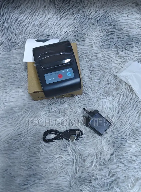 Portable Bluetooth Thermal Receipt Printer For M-pesa, Pos Services