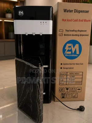 Electromate Water Dispenser Bottom Loader Child Lock- 3 Tap
