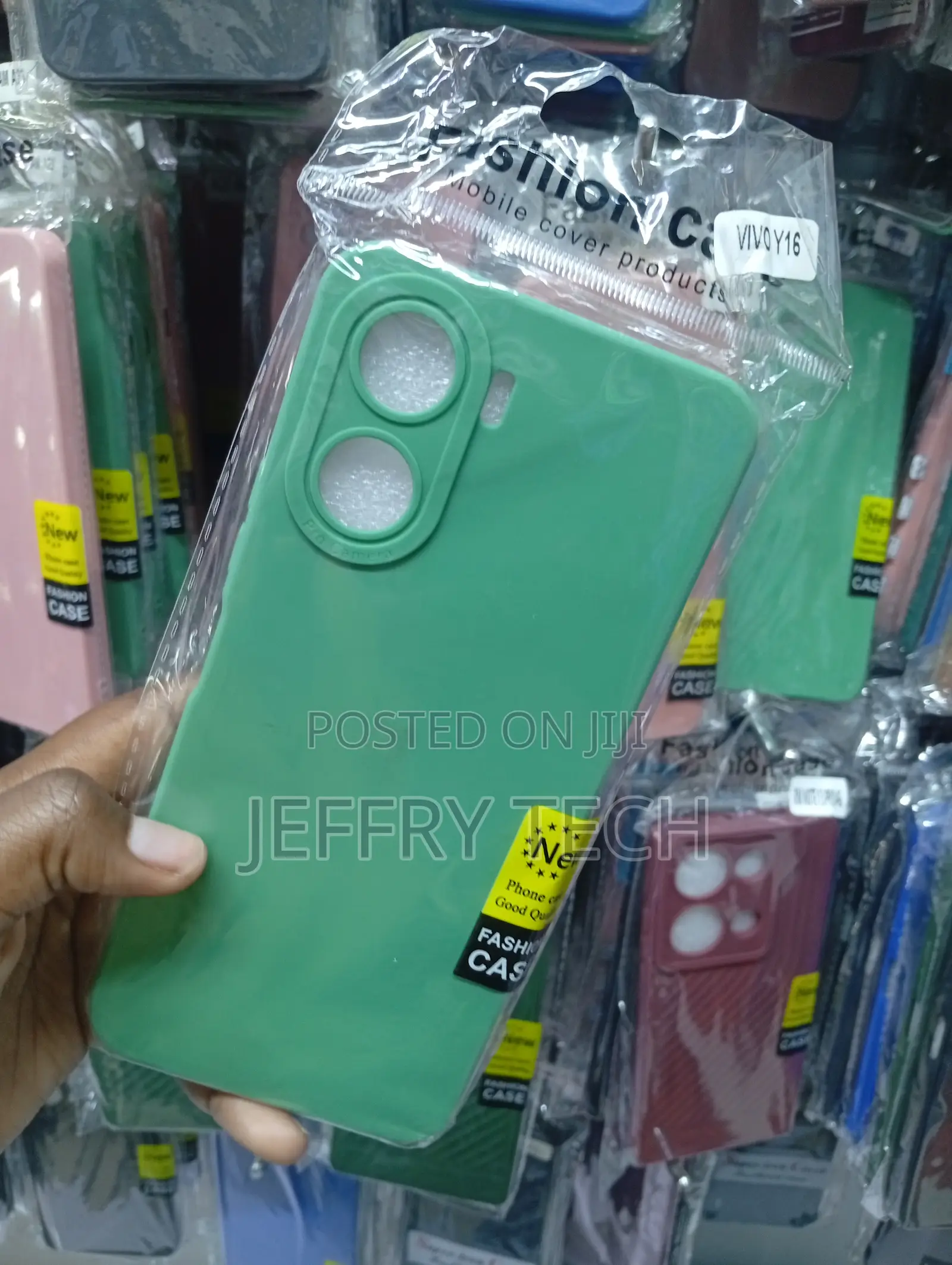 Vivo Y16 Smudge-Resistant Matte Texture Case