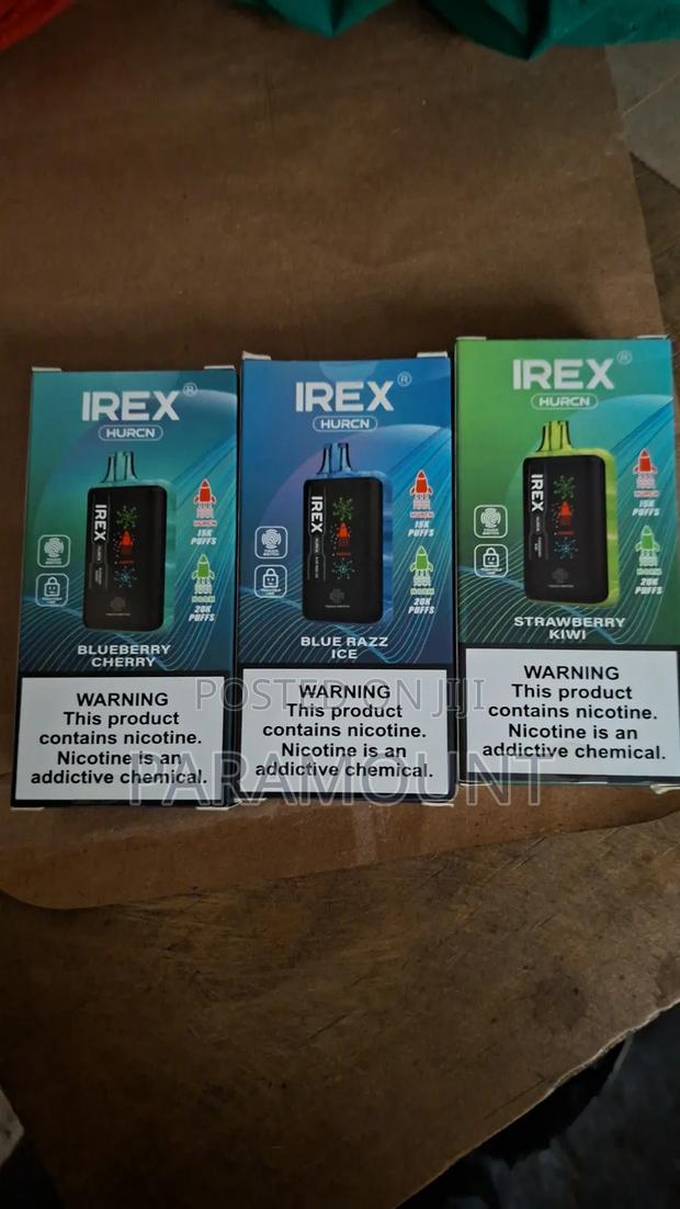 Irex Rechargeable Vape, Puffs