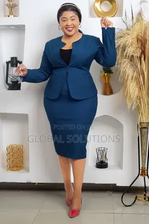 Classy Two-Piece Skirt Suit