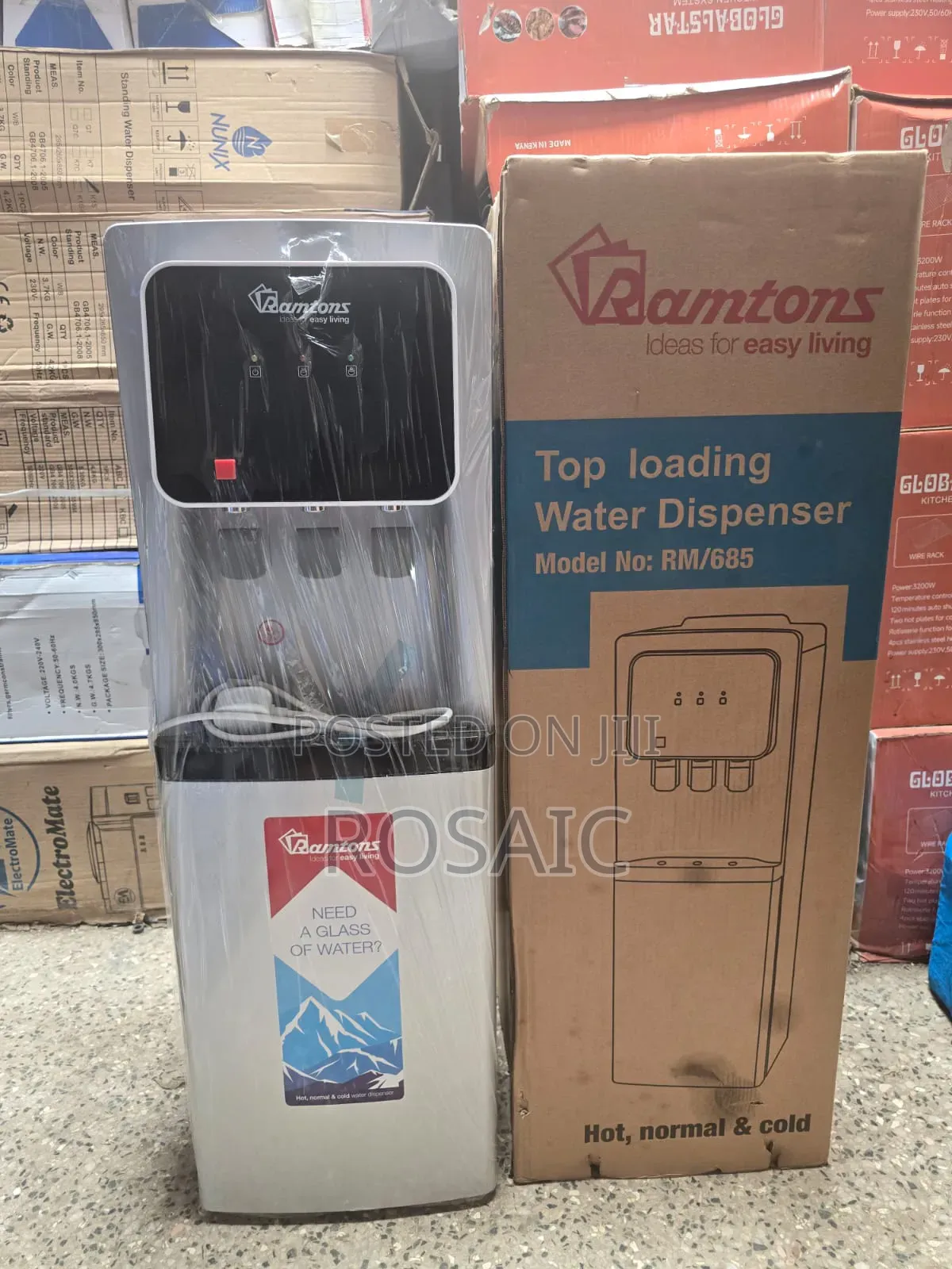 Ramtons Rm/685 3 Taps Dispenser With Compressor Cooling