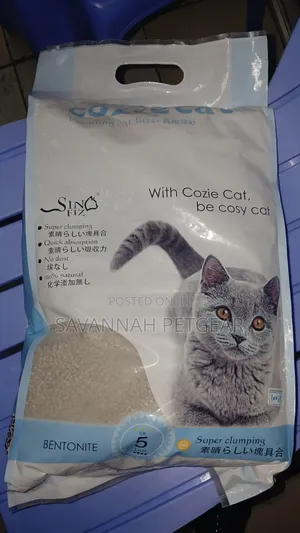 Cat Litter Box Including the Scoop Plus Cozie Cat Litter 5 Litres