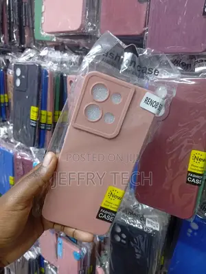Oppo Reno8 5g Dusty Pink Liquid Silicone "Pro Camera" Protective Case