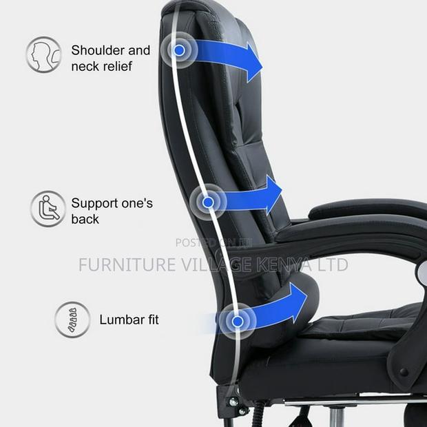 Leather Office Seat With Footrest - thumbnail 2