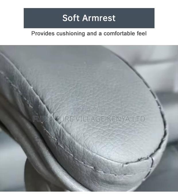 Leather Office Seat With Footrest - thumbnail 4