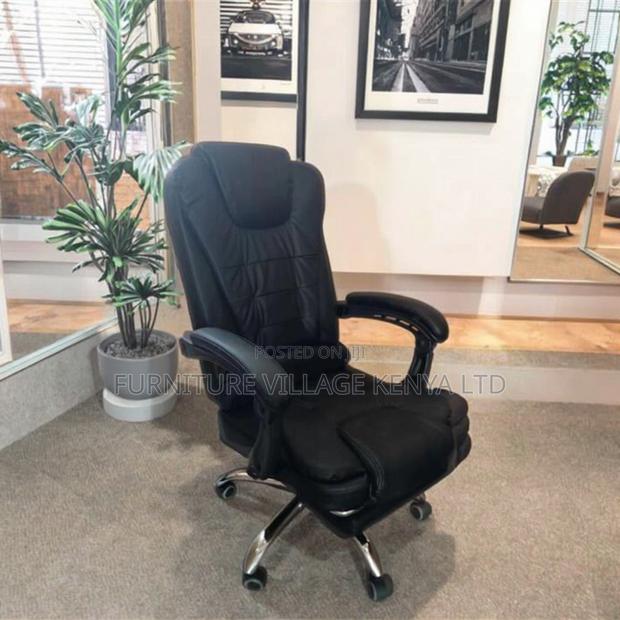 Leather Office Seat With Footrest - thumbnail 8