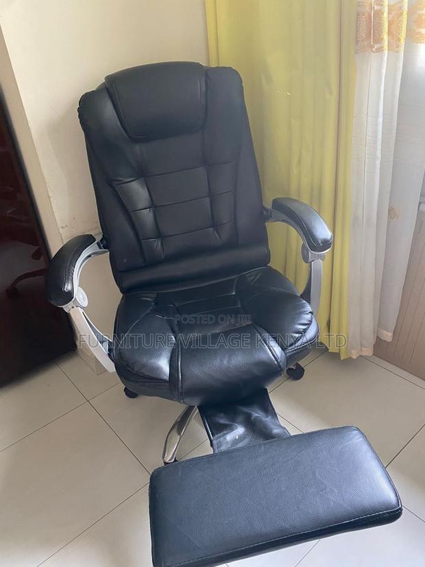 Leather Office Seat With Footrest - thumbnail 9
