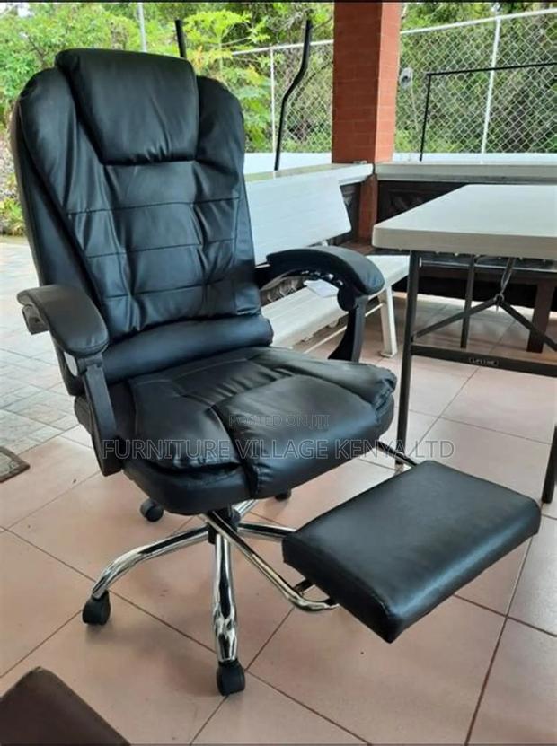 Leather Office Seat With Footrest - thumbnail 10