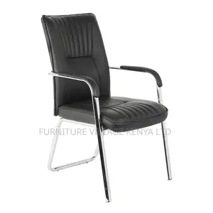 Leather Arm Reception Guest Chair