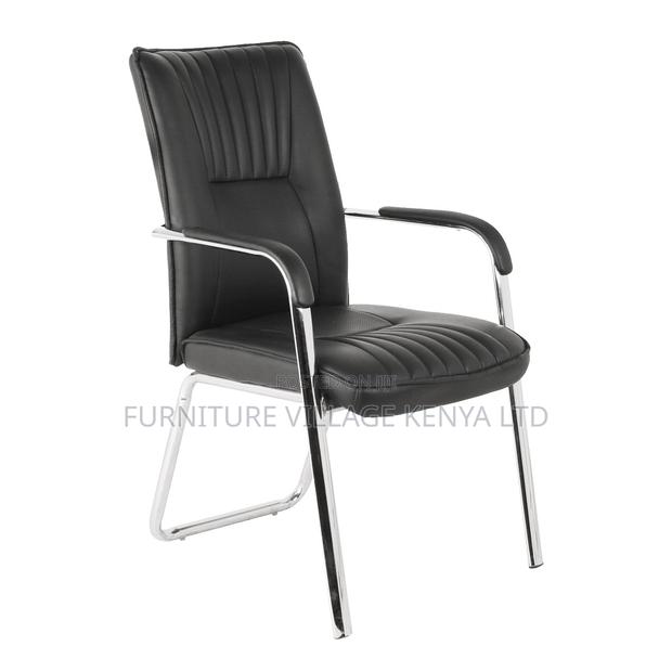 Leather Arm Reception Guest Chair - thumbnail 3
