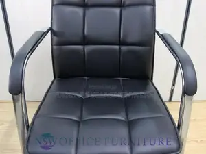 Leather Arm Reception Guest Chair