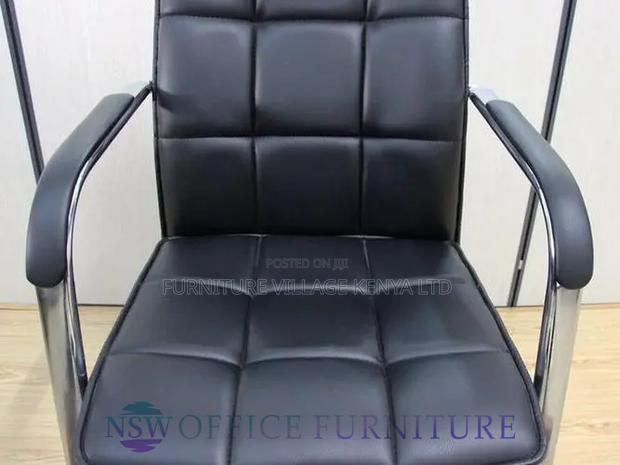 Leather Arm Reception Guest Chair - thumbnail 5