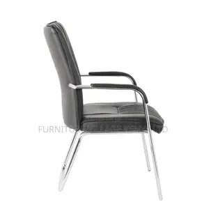Leather Arm Reception Guest Chair