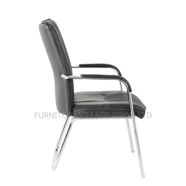 Leather Arm Reception Guest Chair - thumbnail 4
