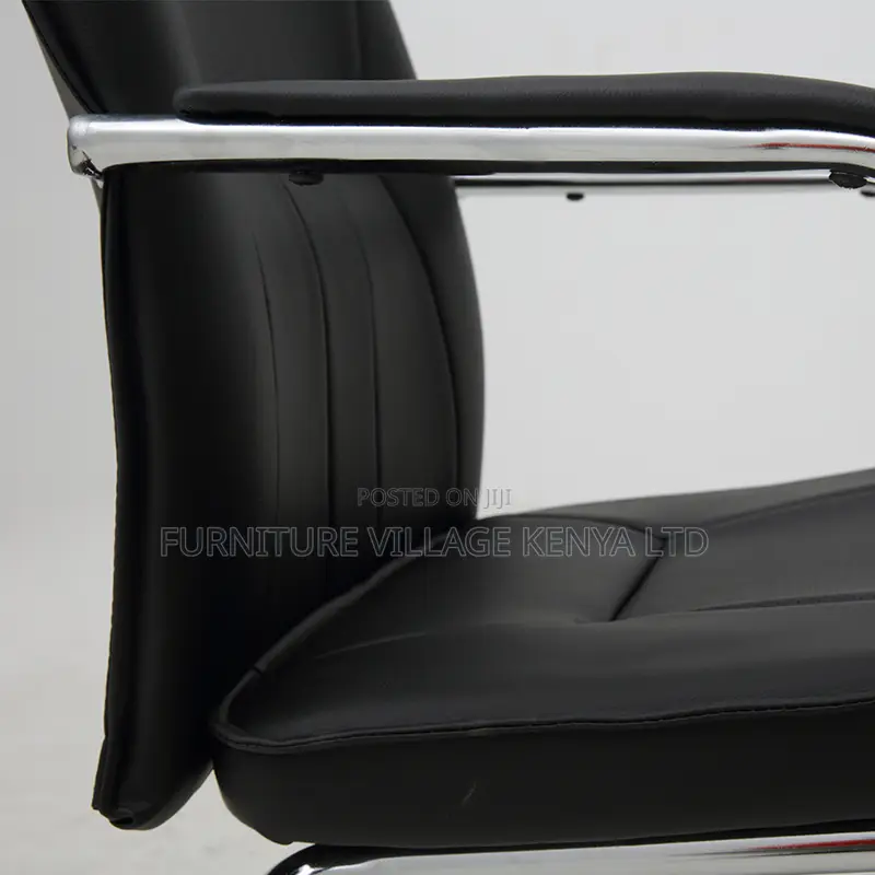 Leather Arm Reception Guest Chair